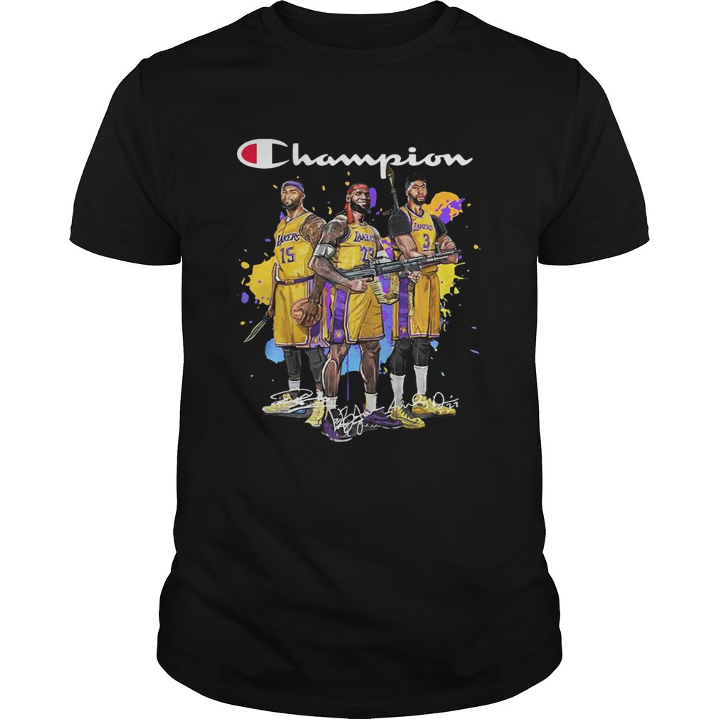 Champions Demarcus Cousins Lebron James Anthony Davis Shirt